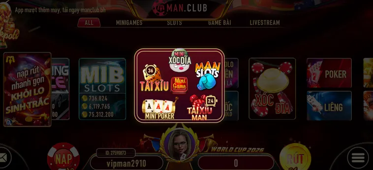 Trải Nghiệm Đỉnh Cao Minigame ManClub Với Tốc Độ Nhanh Và Thưởng Lớn