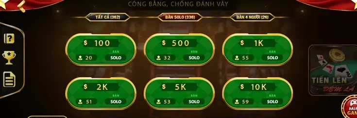Solo Tiến Lên Đếm Lá Tại ManClub Sân Chơi Của Những Cao Thủ Đỉnh Cao