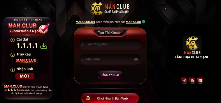 Hướng Dẫn Đăng Ký ManClub Tài Khoản Nhanh Chóng Để Nhận Quà Khủng